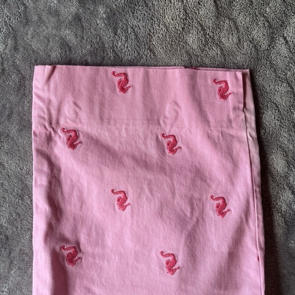 Talbots Signature Pink With Seahorse Embroidered Cropped Pants Sz 10 - Picture 10 of 10